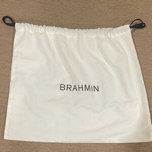 Brahmin White Dust Bag